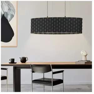 EGLO, Suspension, Suspension MARASALES 2x E27 noir/laiton (E27) pas cher