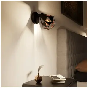 EGLO Carlton 7 Spot - E27 - Ø 16 cm - Zwart/Koper - Staal pas cher