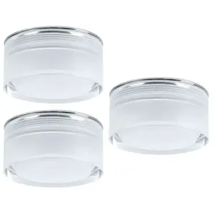 Eglo - 3x led encastrables plafonniers design éclairage de couloir clair 78702 carton endommagé pas cher