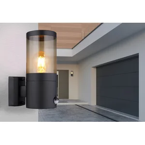 Globo wandlamp Xeloo - zwart - metaal - 32014BSS