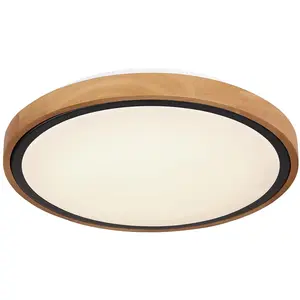 Comparateur de prix : Globo - plafonnier - Bruno - naturel - métal - ø 31cm - led -