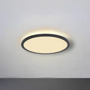 Globo, Applique + plafonnier, Plafonnier Sapana noir 1xLED (2200 lm) pas cher