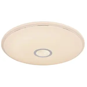 Globo, Applique + plafonnier, Plafonnier Connor blanc 1xLED (2400 lm) pas cher