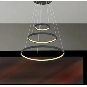 Globo, Suspension, Lampe à suspendre Ralph noir mat 1xLED (2000 lm)Vendu parbol