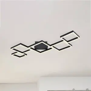 Globo - plafonnier - Kurio - noir - métal - LED - 67236-58BVendu parmanomano