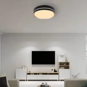 Globo Plafonnier LED blanc 1 x LED de 24 W avec opale ronde 24 W CCT pas cher