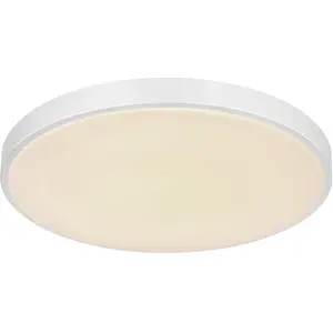 Globo - plafonnier - Sonny - blanc - métal - ø 51cm - led - pas cher