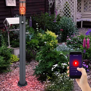 Globo Lampe de chemin avec détecteur de mouvement Smart led lampadaire... pas cher