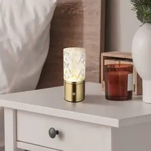 Globo Lampe de table lampe de chevet lampe d'appoint lampe en laiton led variateur tactile batterie pas cher