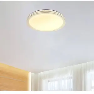 Globo, Applique + plafonnier, Plafonnier METAL BLANC, 1XLED pas cher