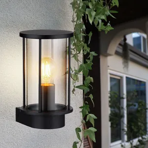 Comparateur de prix : Applique murale d'extérieur en acier inoxydable et verre, couleur fumé...