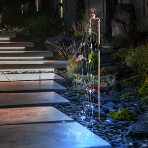 Globo - Robinet de jardin décoratif pour robinet solaire avec éclairag... pas cher