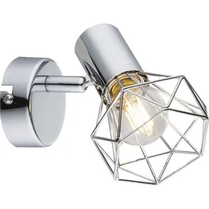 GLOBO LIGHTING Spot - L 10 x l 13 x H 15 cm - Chromé pas cher