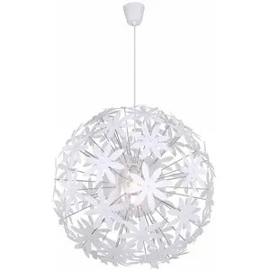 Globo hanglamp Stella - messing - kunststof - 60 cm - E27 fitting - 15024