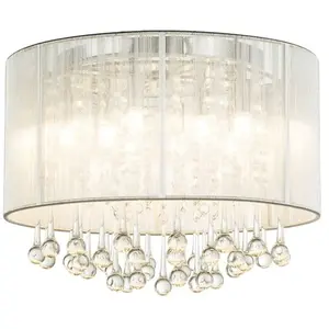 Comparateur de prix : Bloge Lighting - Sierra Plafondlamp - Chroom