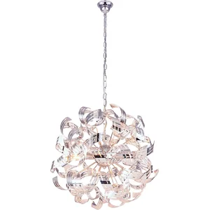 Comparateur de prix : Globo hanglamp Falla - chroom - metaal - 50 cm - E14 fitting - 51505-4...