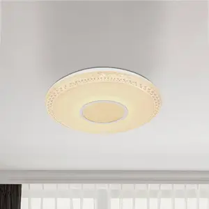 Globo Klemens Plafonnier Blanc pas cher