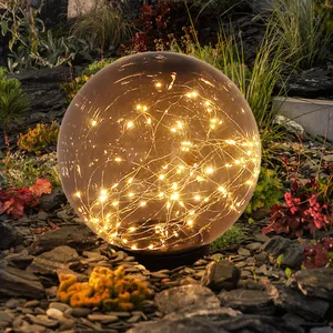 Globo - Lampe de table extérieure solaire à led guirlandes lumineuses ... pas cher