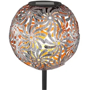 Globo, Éclairage d'extérieur, Lampe solaire silver gray 1xLED (IP44) pas cher
