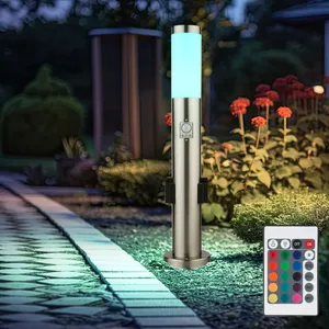 Globo Lighting - Lampadaire de jardin dimmable avec prises de télécomm... pas cher