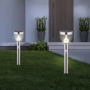 Lampe solaire de jardin avec détecteur de mouvement, lampe de chemin, ...
