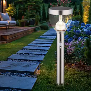 Globo Lighting - Lampe de jardin solaire avec détecteur de mouvement, ... pas cher