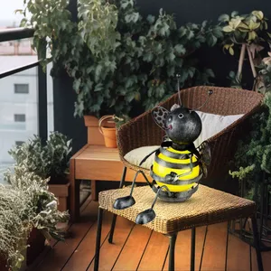 Globo - Lampe solaire d'extérieur en forme d'abeille, décoration d'abe... pas cher