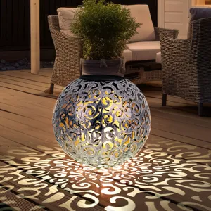 Globo - led solaire lumière extérieure jardin chemin éclairage boule p... pas cher