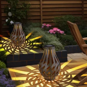 Globo - Lanterne de décoration de jardin lanterne solaire avec maille ... pas cher