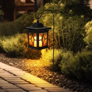 Globo Lampe solaire enfichable, lampe solaire, piquet de terre, lampes solaires, terrasses, lumière vacillante, lampes solaires d'extérieur enfichables au pas cher