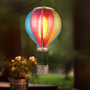 Globo - led lampe solaire montgolfière lumière extérieure décoration d... pas cher