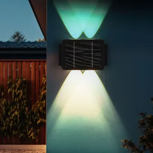 Globo - Lampe solaire noire, lampe d'extérieur, applique de balcon, la... pas cher