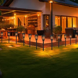 Globo Lighting - Lampes solaires torches lampe de jardin lumière solai... pas cher