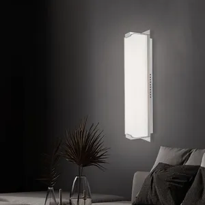 Globo Applique led applique murale verre chrome 43 cm salon chambre sa...