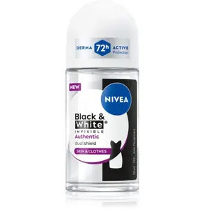 NIVEA, Déodorant, Authentic Rollon Deodorant Black & White 50 Ml (Roll... pas cher