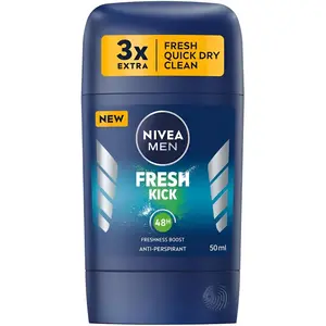 NIVEA, Déodorant, Solid antiperspirant Fresh Kick 50 ml (Stick, 50 ml) pas cher