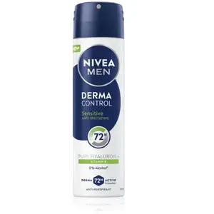 Nivea Deospray Men Derma Control Sensitive 150 ml pas cher