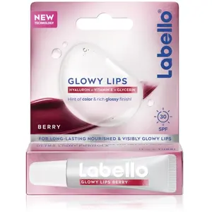 LABELLO, Soin pour les lèvres, Lip Glow Berry (Baume à lèvres, Stick de soin des lèvres, 10 ml)