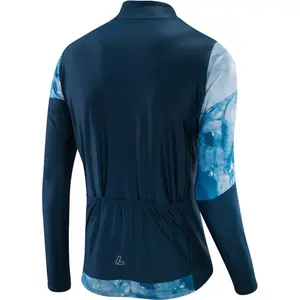 Loeffler wielrenshirt lange mouwen M Bike L/S Jersey Floes - Blauw - 50 pas cher
