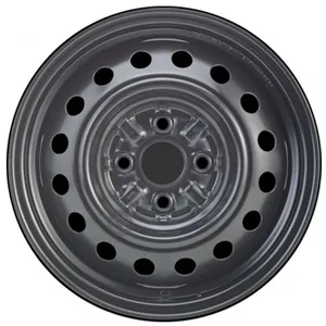 ALCAR Jante tôle 14 pouces - 4 Trous - 5,5x14 4x100 ET45 AL54 noirVendu parauto-5
