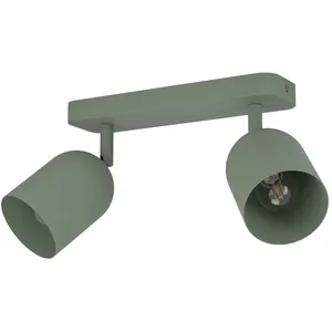 Comparateur de prix : EGLO Tilston Spot - E14 - 28 cm - Groen - Kantelbaar