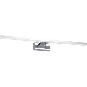 Comparateur de prix : EGLO Conettilla Spiegellamp - Badkamer - LED - 60 cm - Chroom/Wit - In...