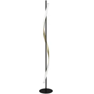 EGLO Conaprato Staande lamp - LED - Zwart, Goud, Wit