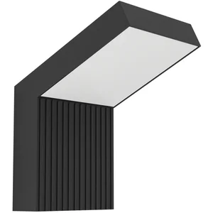 EGLO Grottazzolina Wandlamp Buiten - LED - 17.5 cm - Zwart/Melkkleurig