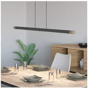 EGLO Lisciana Hanglamp - LED - 126 cm - Grijs/Bruin/Wit - DimbaarVendu parbol