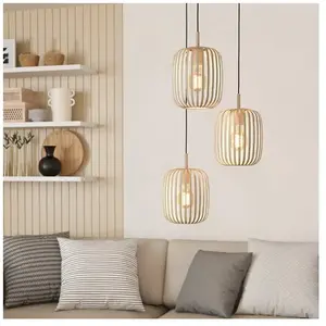 EGLO Romazzina Hanglamp - E27 - Ø 46 cm - Zandkleur pas cher