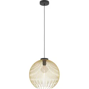 Comparateur de prix : EGLO Venezuela Hanglamp - E27 - Ø 40 cm - Goud
