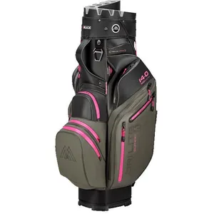 Comparateur de prix : Big Max Drilite Silencio 3 - Stille Golftas - Cartbag - Waterafstotend - 14 dividers - Zwart Grijs Fuchsia