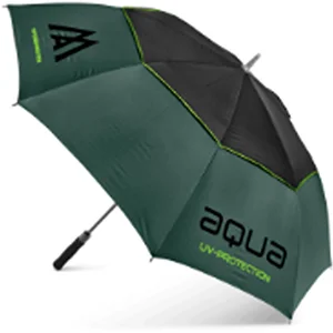 Big Max Aqua UV Golf Paraplu Forest Green Zwart LimeVendu parbol