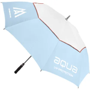 Big Max Aqua UV Golf Paraplu Charcoal IJS Blauw Wit PerzikVendu parbol